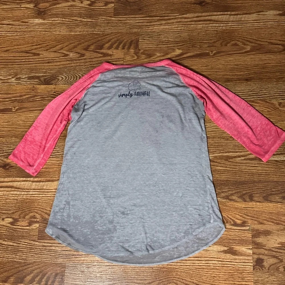 Simply Faithful owl tshirt, medium - Picture 2 of 3